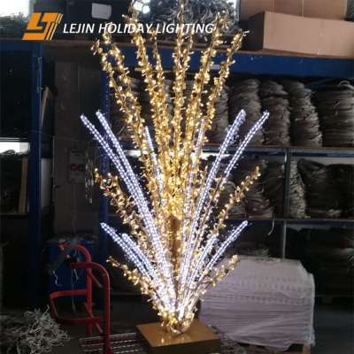 LJ LED motif light 3D Fireworks tree for led outdoor street decoration lighting