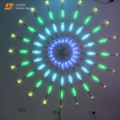 Color changing led motif lights holiday Christmas led meteor rain lights for indoor outdoor decoration