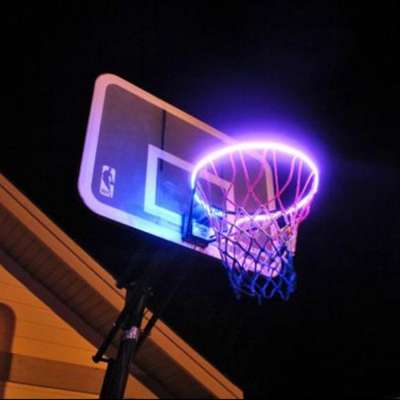 led strip light outdoor induction basketball rim light light Up the Basketball Hoop