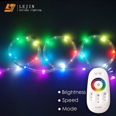 new remote control flashing led rope light led garden fancy light for holiday decoration