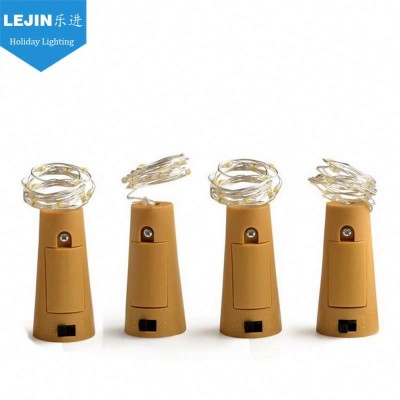 DIY Wine Bottle Stopper Light Cork Shape Battery LED Copper Wire String Lights For Anniversary Wedding Christmas holiday Party